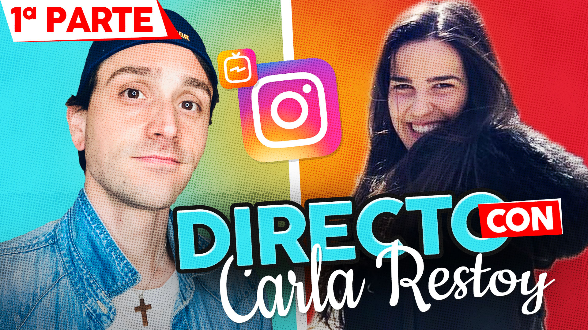 Directo en Instagram con Carla Restoy. Enriquísimo Tv canal católico de YouTube y Tik Tok. Enrique Vidal Flores