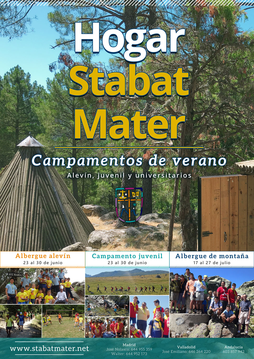 poster Campamento Hogar Stabat Mater 2018