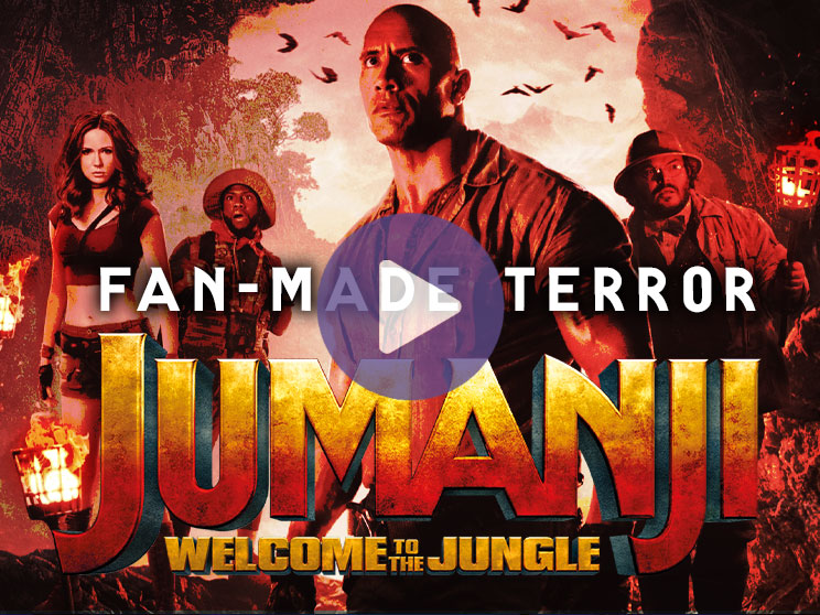 Trailer de la peli Jumanji convertido en trailer de miedo