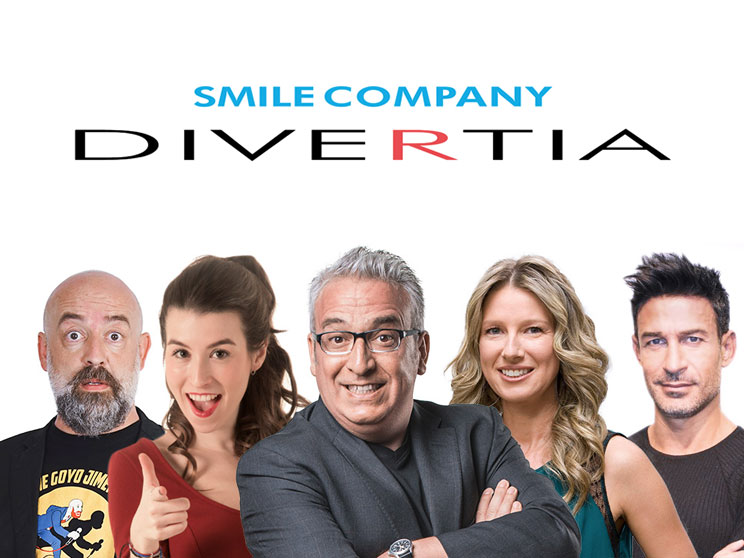Web Divertia Smile Company - Artistas y Eventos